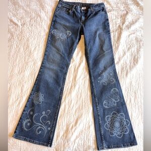 Arizona Y2K Embellished Jeans size 9 Long (juniors)